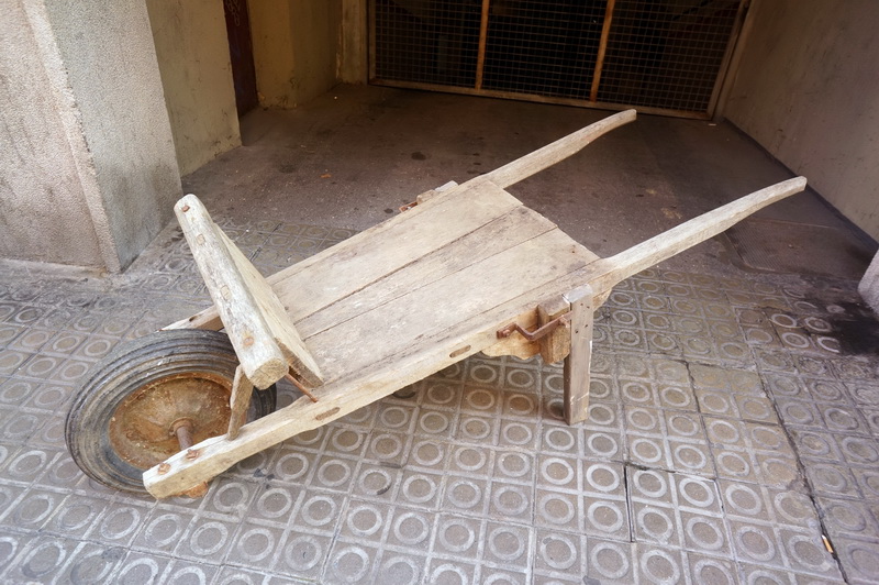 carretilla madera rueda rigida 55x160x58 (58eu.) 1u